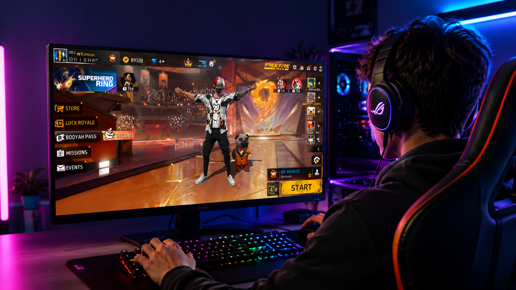 OXCINOB Gaming Setup